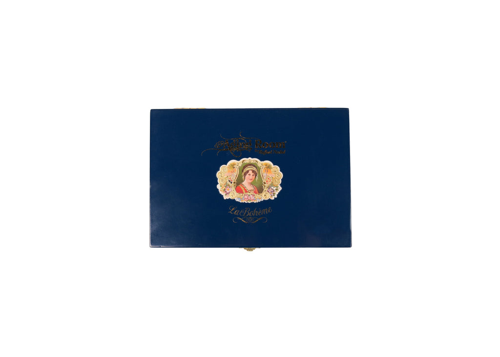 Aging Room La Boheme Pittores Robusto box front at Cigar Club Miami