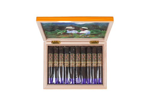Arturo Fuente Forbidden X Heaven and Earth FFOX Purple Rain open box