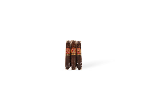 Arturo Fuente Hemingway Work of Art Maduro three cigars front at Cigar Club Miami