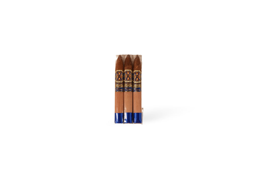 Arturo Fuente OpusX 20th Anniversary three cigars front at Cigar Club Miami