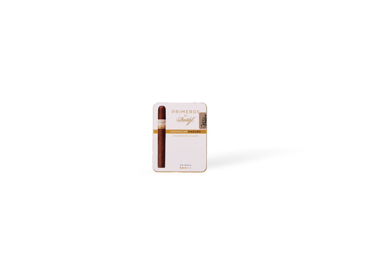 Davidoff Primeros Dominican Maduro product photo on white background at Cigar Club Miami