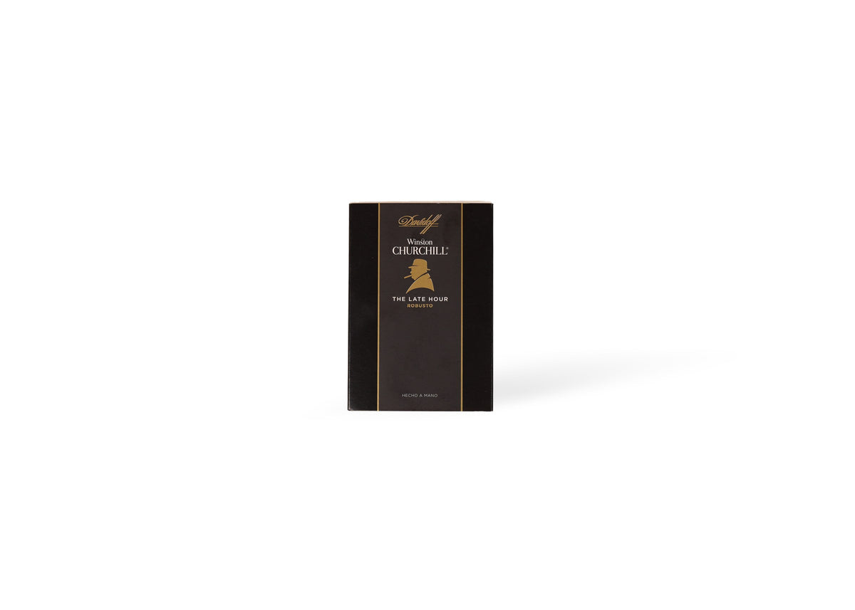 Davidoff Winston Churchill The Late Hour Robusto product photo on white background at Cigar Club Miami