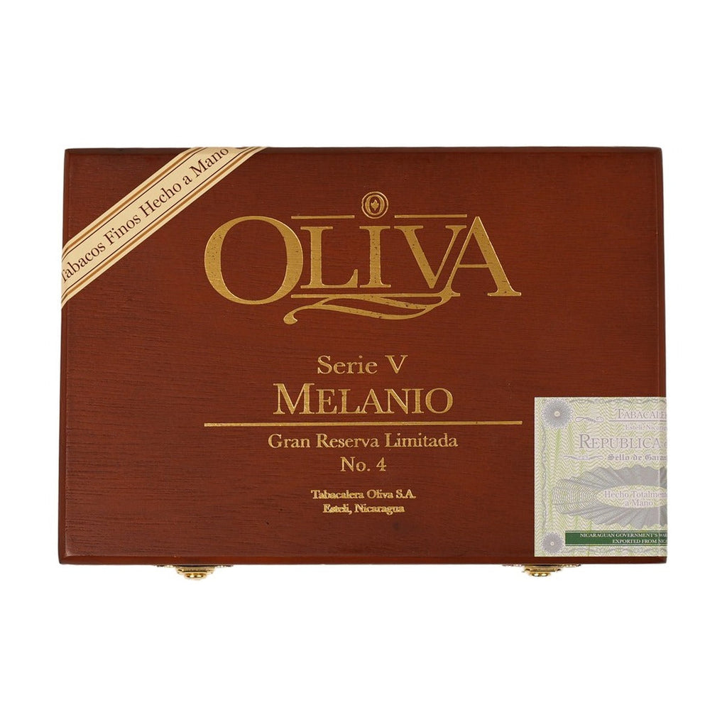 Oliva Serie V Melanio No. 4 product photo on white background at Cigar Club Miami