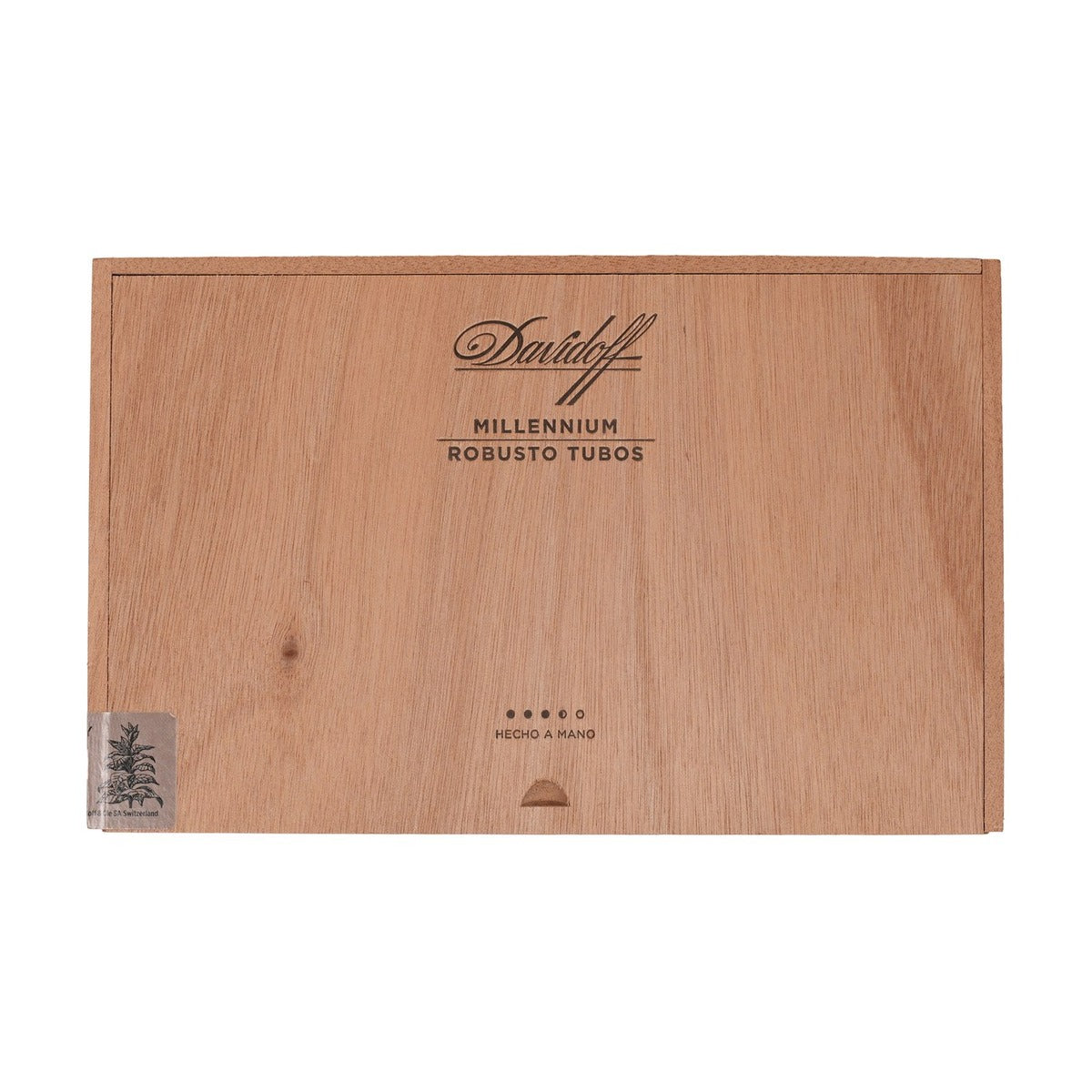 Davidoff Millennium Robusto Tubos product photo on white background at Cigar Club Miami