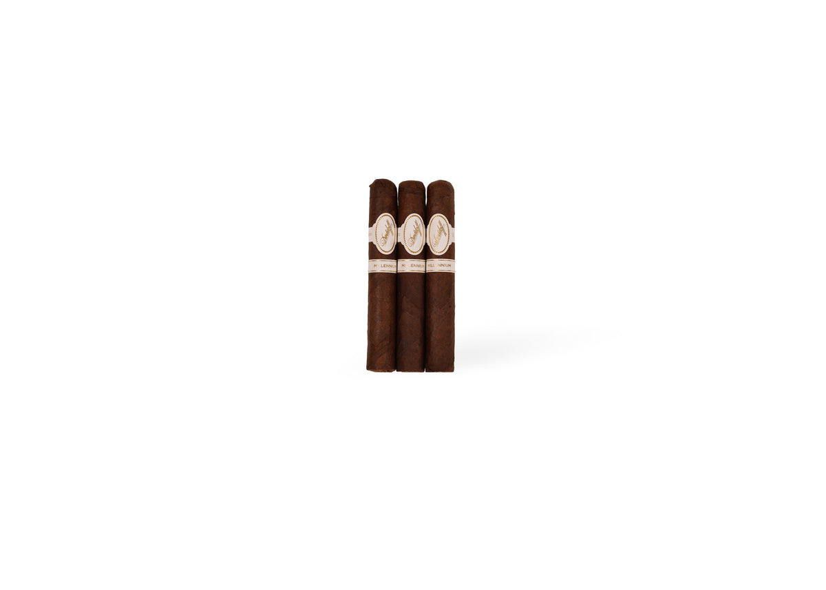 Davidoff Millennium Robusto Tubos product photo on white background at Cigar Club Miami