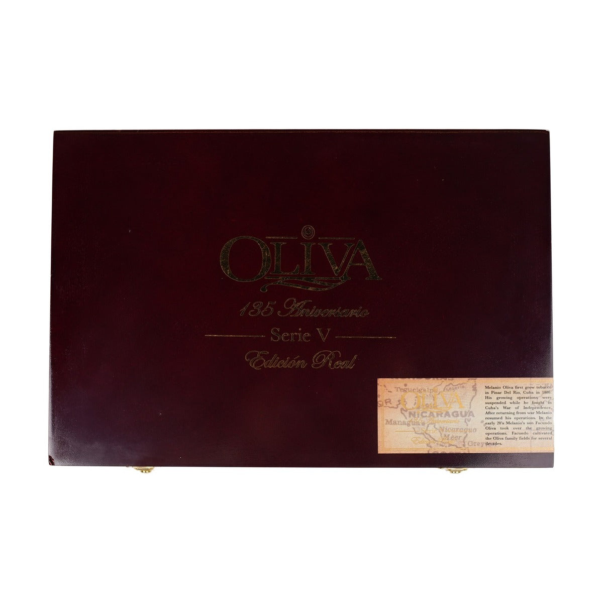 Oliva Serie V 135th Anniversary Edición Limitada product photo on white background at Cigar Club Miami