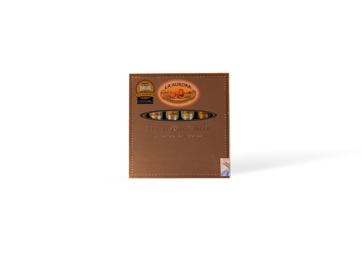 La Aurora Preferidos Treasure Tubos product photo on white background at Cigar Club Miami