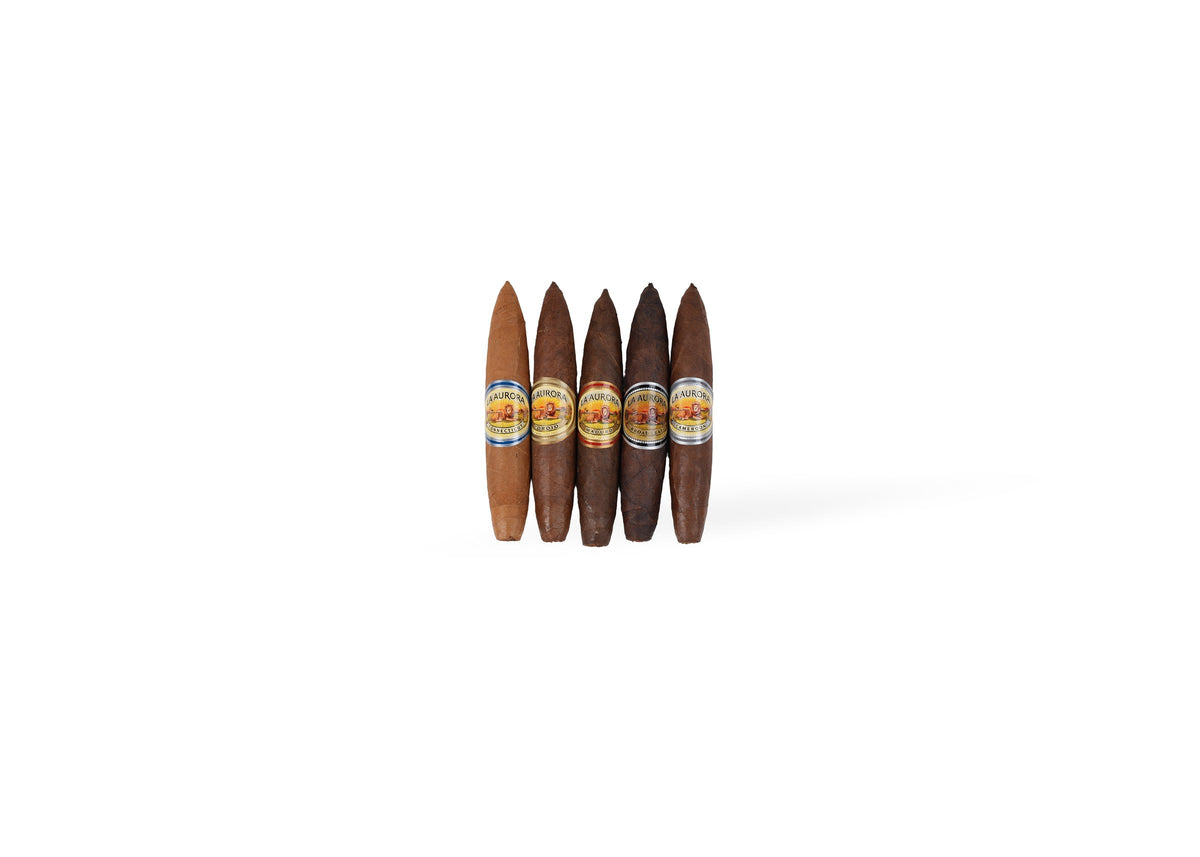 La Aurora Preferidos Treasure Tubos product photo on white background at Cigar Club Miami