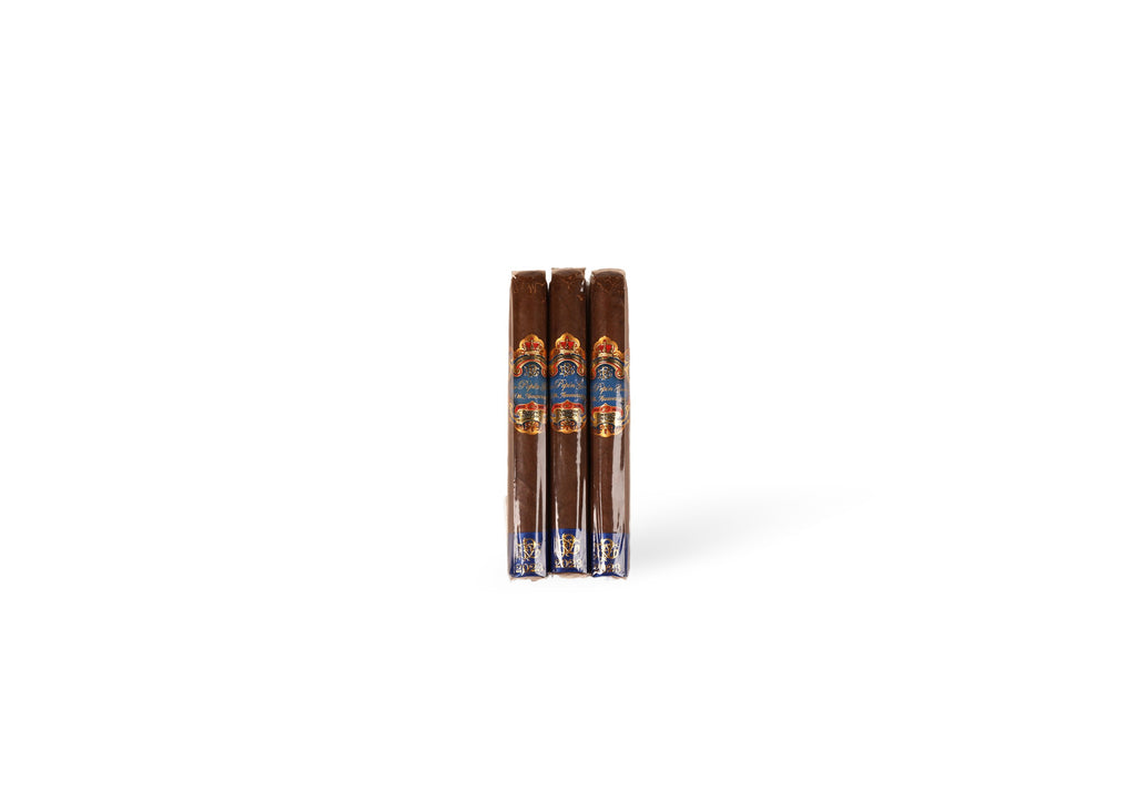 Don Pepin Garcia 20th Anniversary Limited Edition 2023 three cigars standing